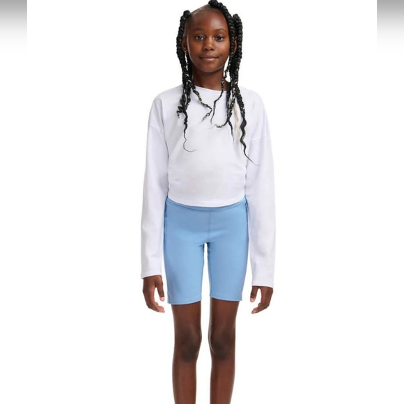 BNWOT LOLE Youth Girls Set Biker Short & Capri Leggings Size 10–12 Activewear - Picture 2 of 4